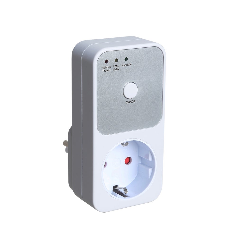 Protecteur de tension 175-260V avec relais 5-6 minutes prise UE régulateur de tension, interrupteur automatique pour réfrigérateur (modèle non FR) - 2
