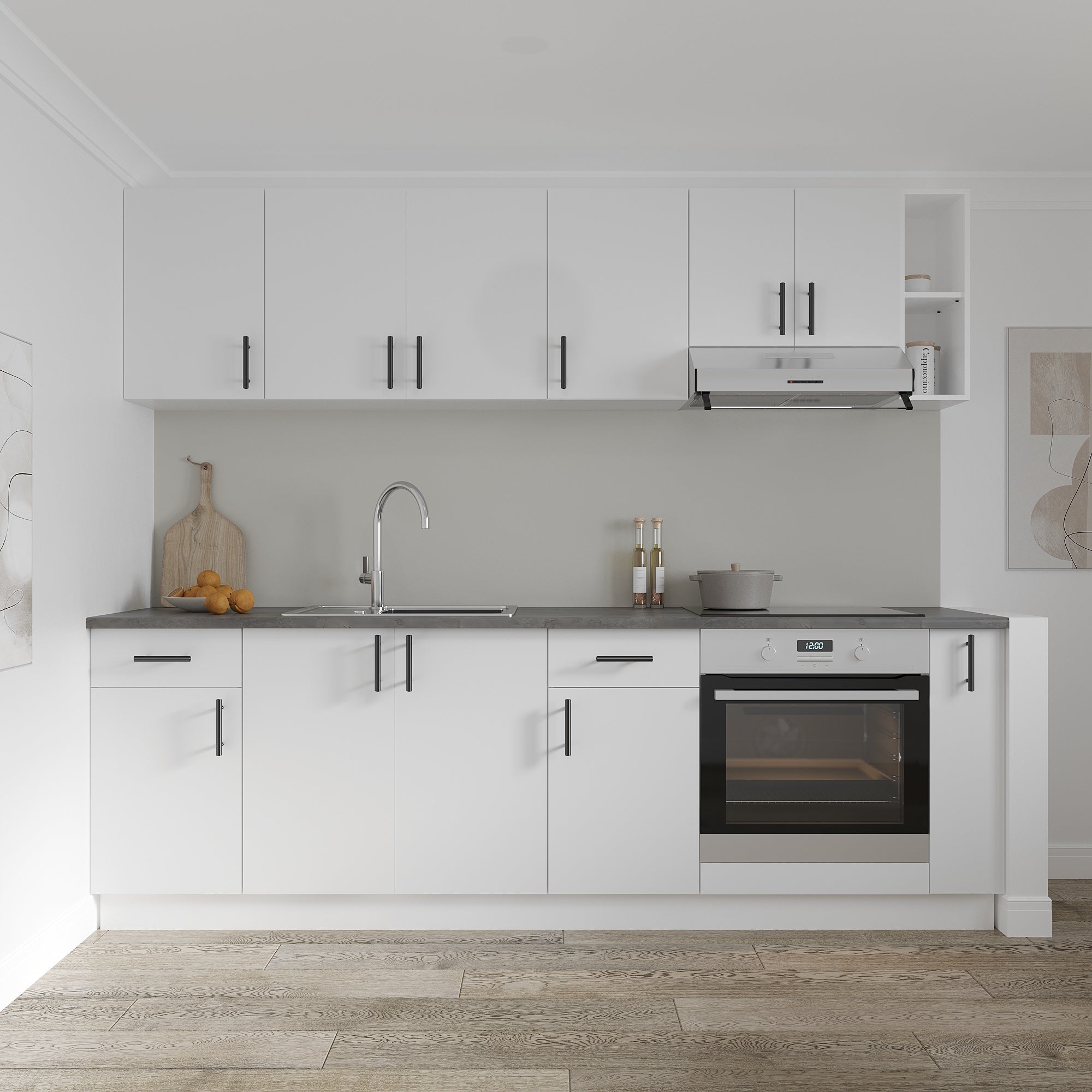 Karo haaus tapa de desagüe, 2 puertas, Blanco, 80 x 50 x 80 cm - 5