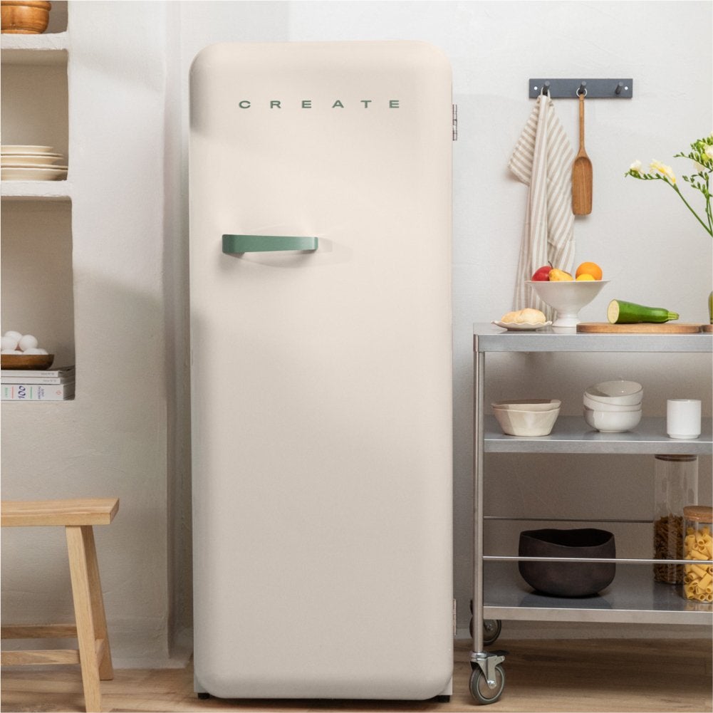 CREATE - FRIDGE RETRO 281L - Lodówka w stylu retro - Blanc cassé