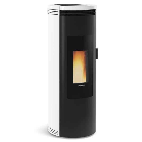 La Nordica Amika stufa Libera installazione Pellet Nero, Bianco - 2