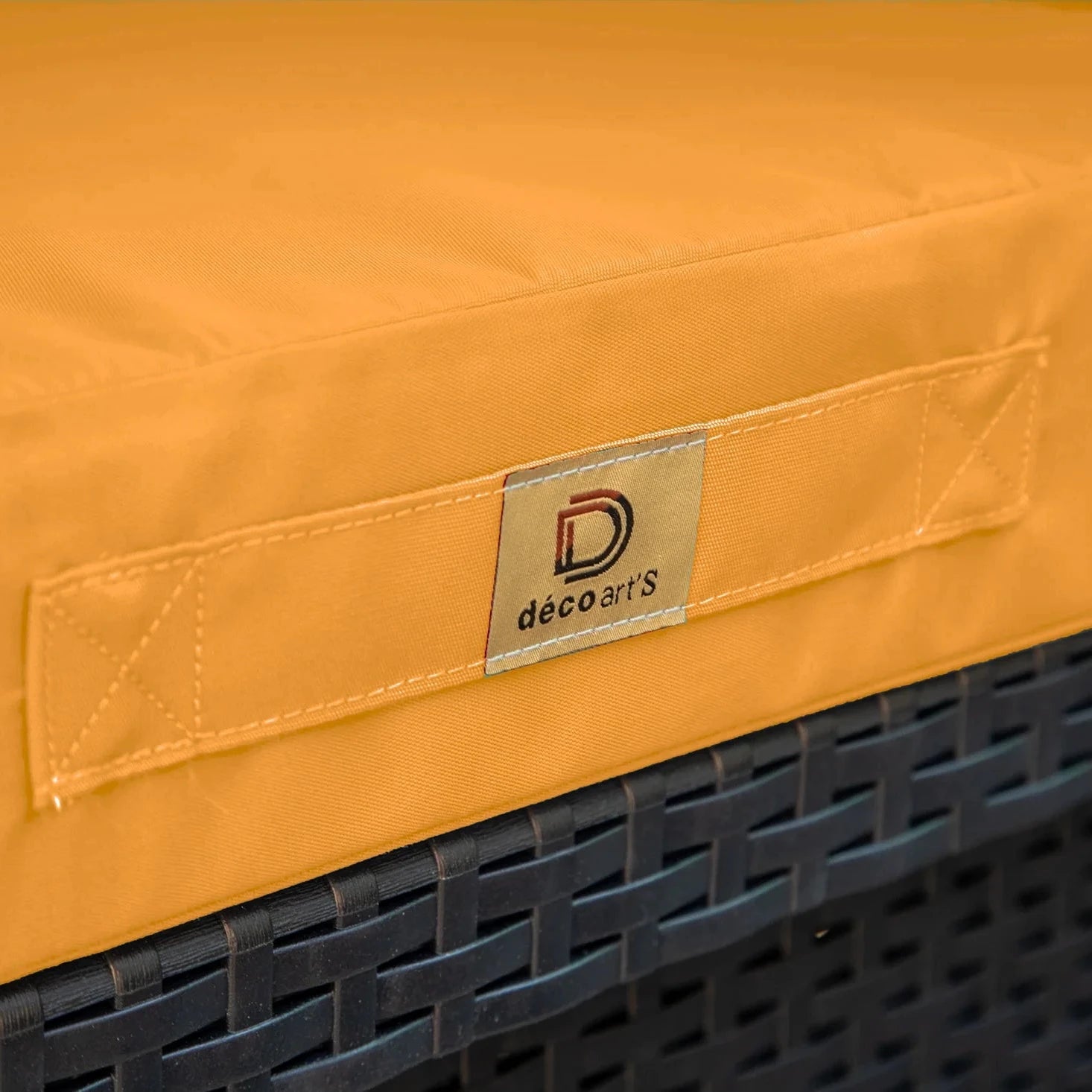 Coussins pour salon de jardin déhoussable 50x50cm Jaune - 8