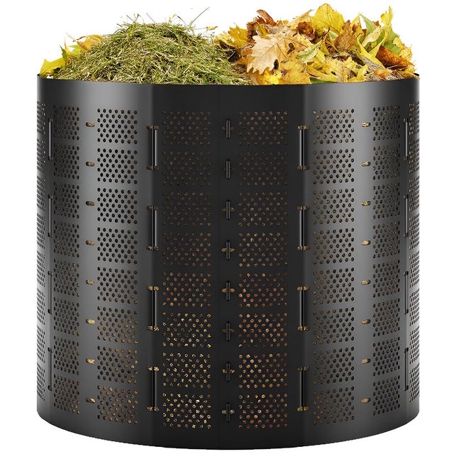 Compostador de jardín de 800 litros - Duradero, fácil de montar, ideal para reciclar