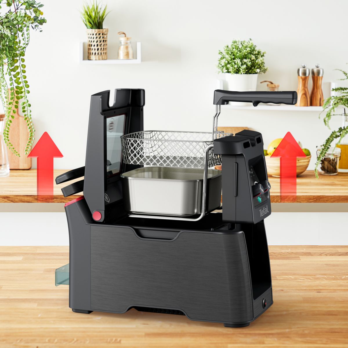 Friteuse semi-professionnelle TEFAL avec huile CLEAR DUO FR600810 - 8