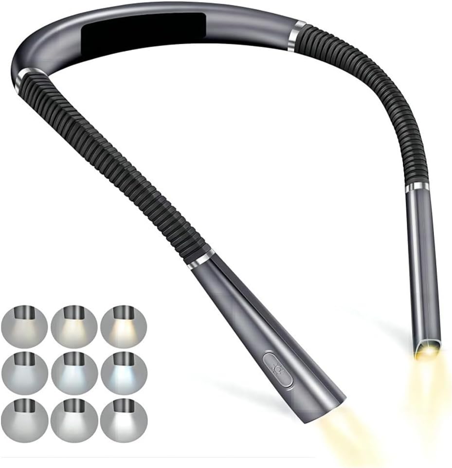 Lampe De Lecture Rechargeable - 3 Modes Couleur & 5 Niveaux Luminosité Avec Minuterie