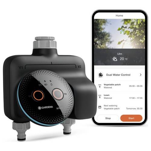 GARDENA 19034-20 smart Dual Water Control Commande darrosage - 2