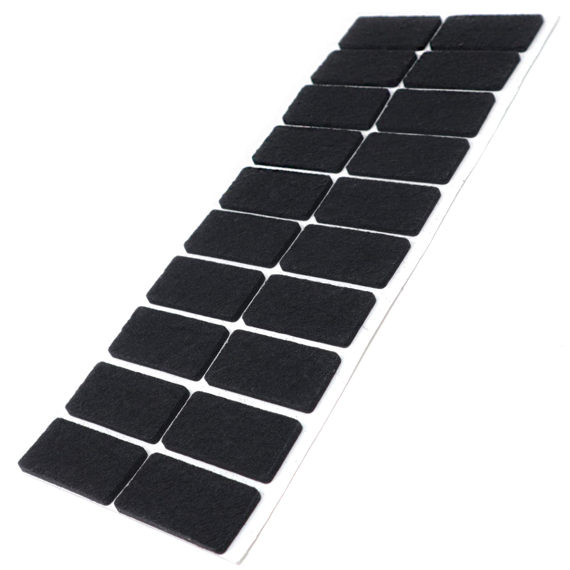 Feltrini Autoadesivi Per Mobili - 20 Pezzi Nero, 20x40 Mm, Spessore 3.5 Mm, Protezione Antigraffio - Foto 12