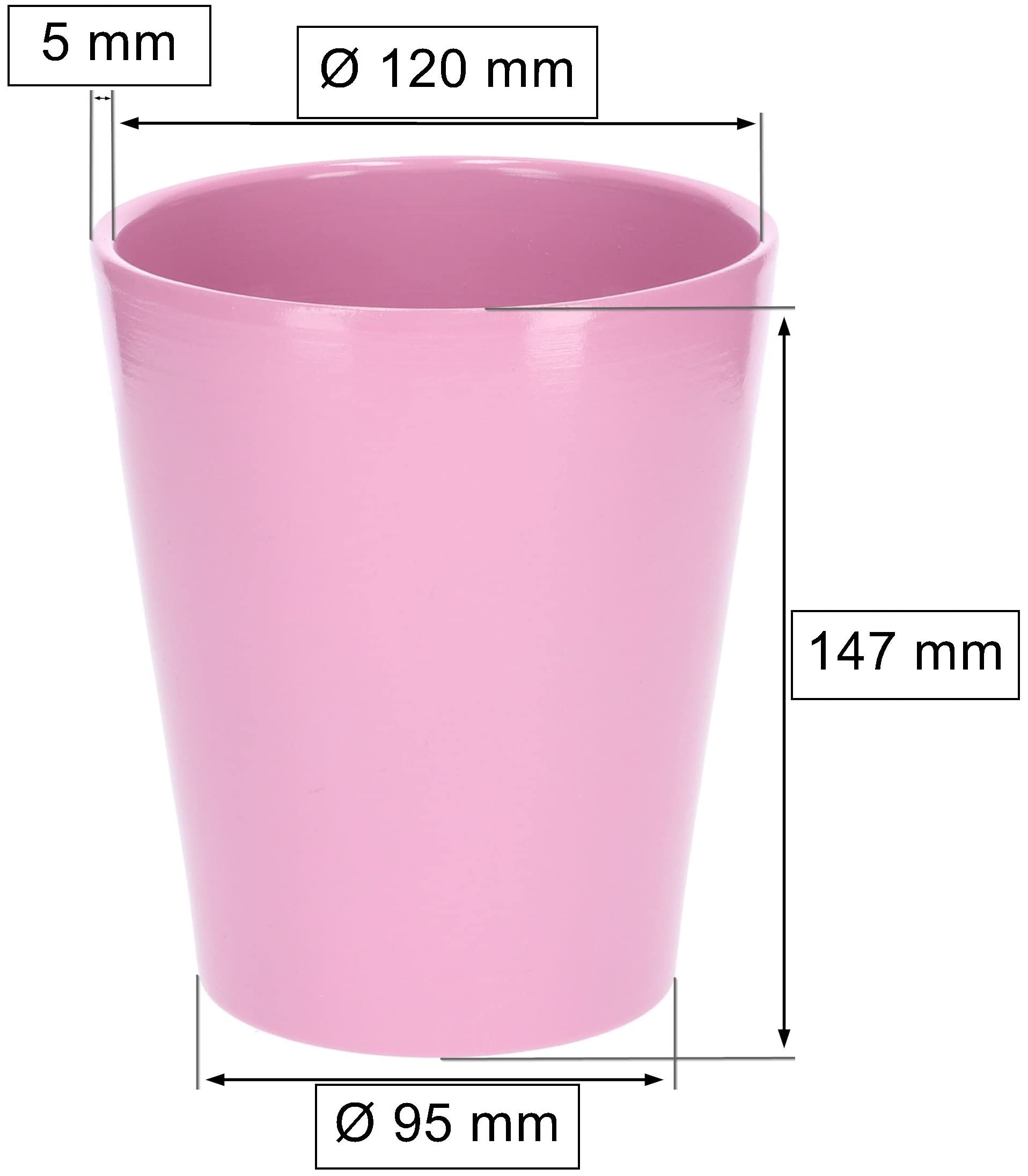 Osłonka fi12 doniczka donica ceramiczna na kwiaty - KOTARBAU - 2