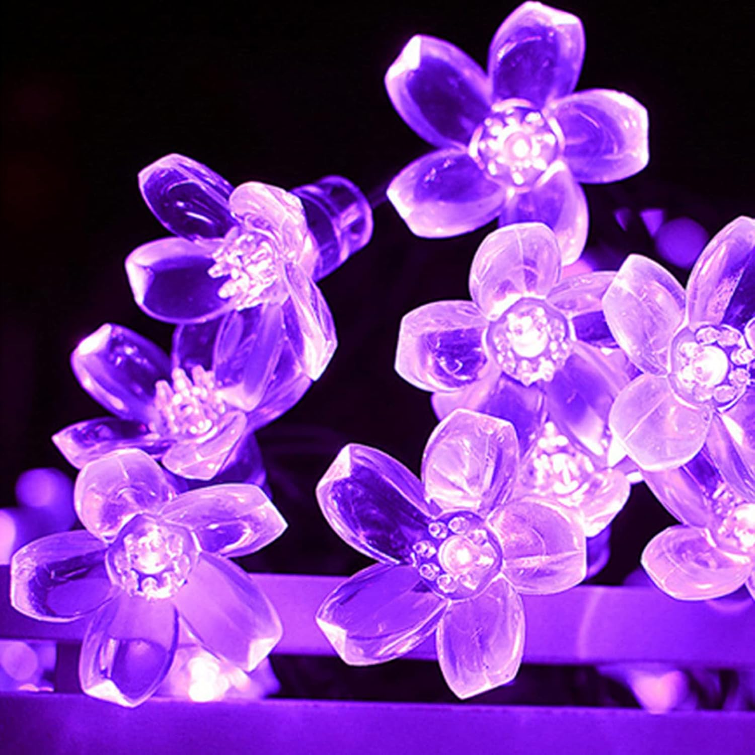 Lampki solarne, 20 diod LED, 5 metrów, lampki choinkowe, wodoodporne, odpowiednie do ogrodu, na patio, do dekoracji
