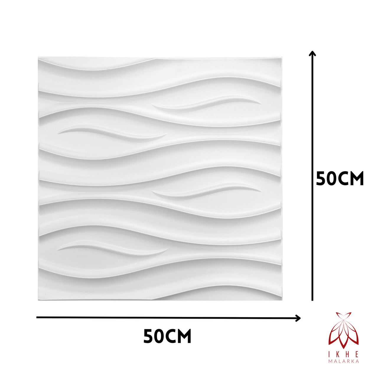 12PCS/3M² Panneaux 3D Panneaux en plastique PVC Panneaux muraux Salle de jeu Mur Plafond 3D Look Strom White - 4