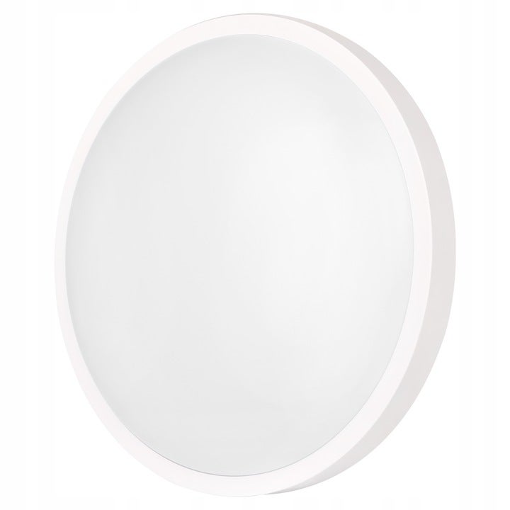 Plafon LED z czujnikiem ruchu Luvo 24W 32,5cm IP44 neutralna biel 4000K okrągły biały MasterLED