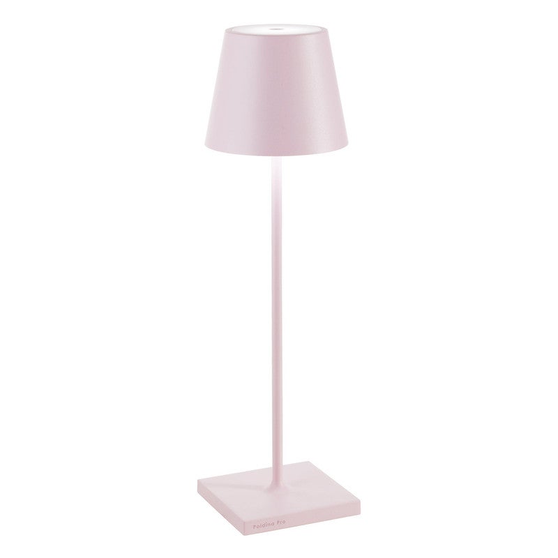 Zdjęcia - Lampa stołowa Zafferano LED Poldina Pro Pink, akumulatorowa i ściemnialna, do 12 h pracy, do użytku zewnętrznego, IP65