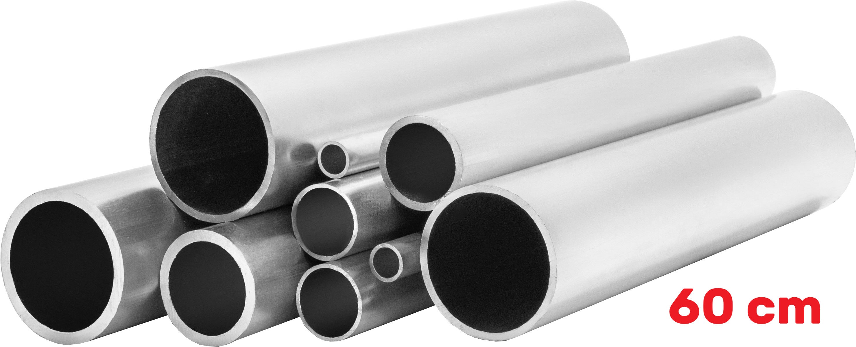 Rura Aluminiowa Okrągła 20x3mm fi 20 60cm Rurka Aluminium+Cięcie na wymiar - 8