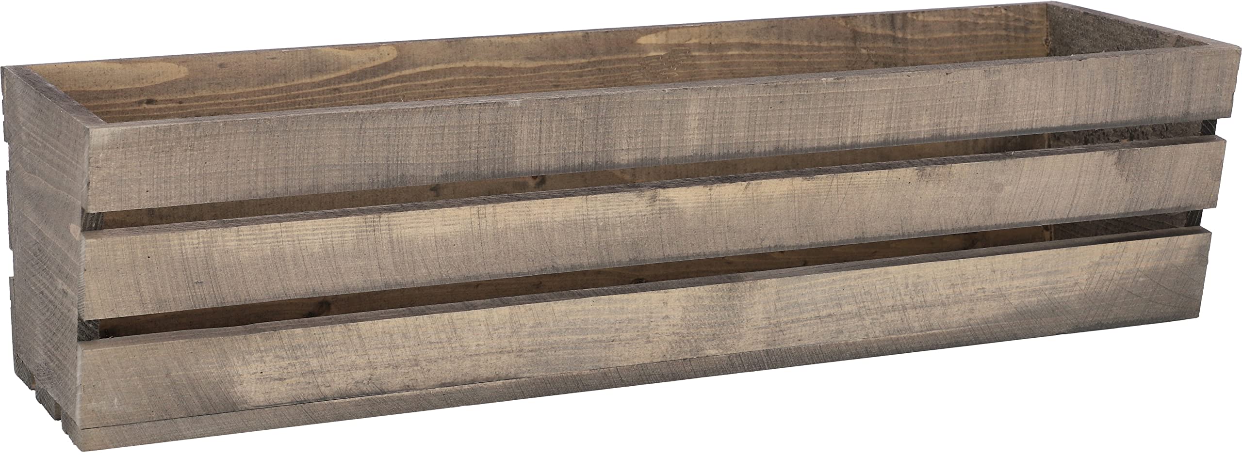 Jardinière en Bois avec Insert en Plastique Gris 60 x 18 x 15 cm - KOTARBAU - 5