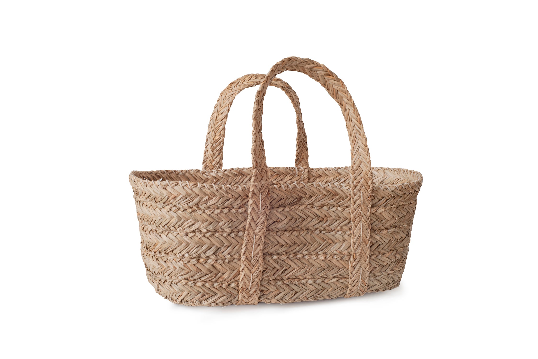 KOSZ ŚREDNI Z NATURALNEGO DREWNA 57x39x20 CM