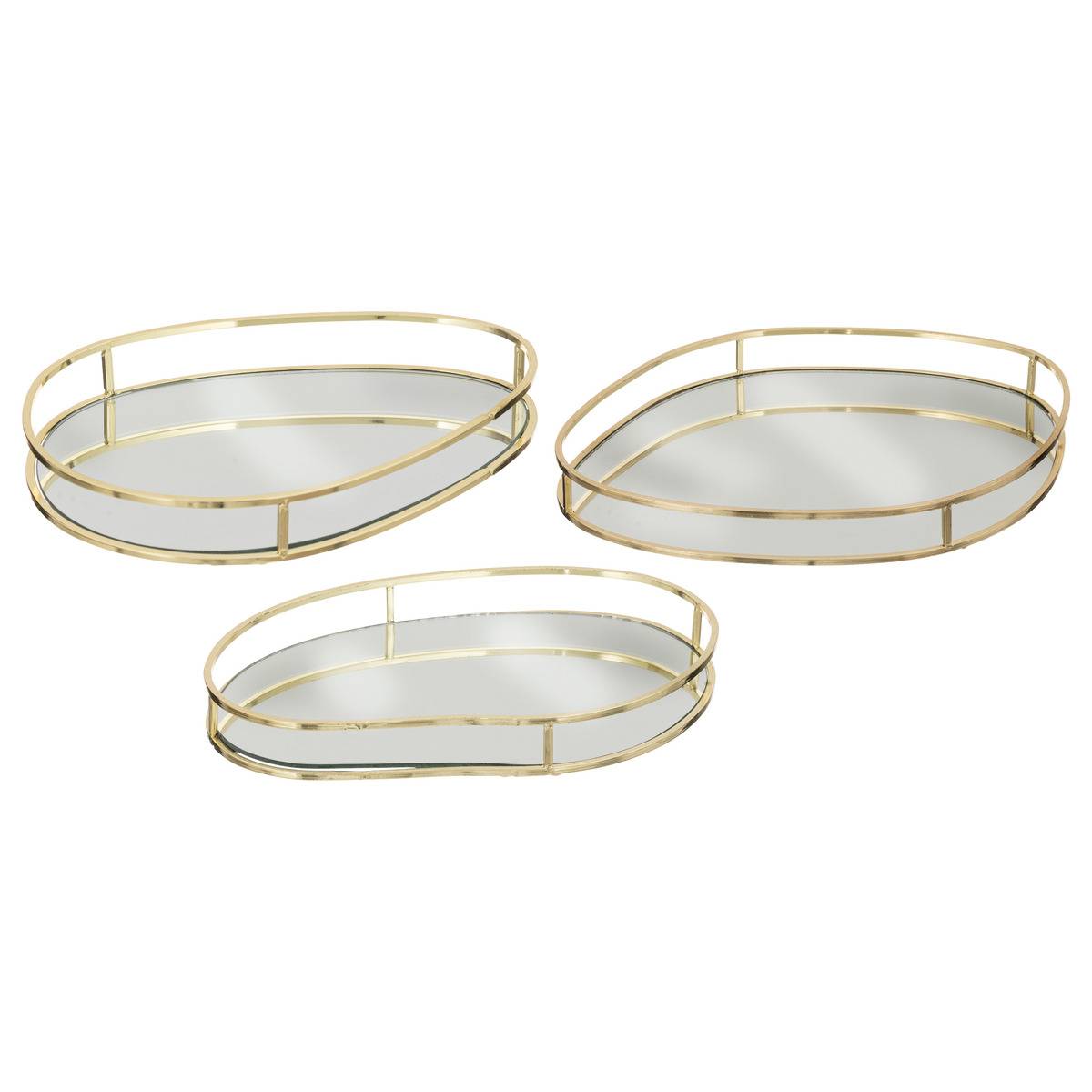 Set 8 Portatovaglioli Dorati In Metallo Con Motivo Rosa - Eleganza Per La Tavola, Per Matrimoni E Cene