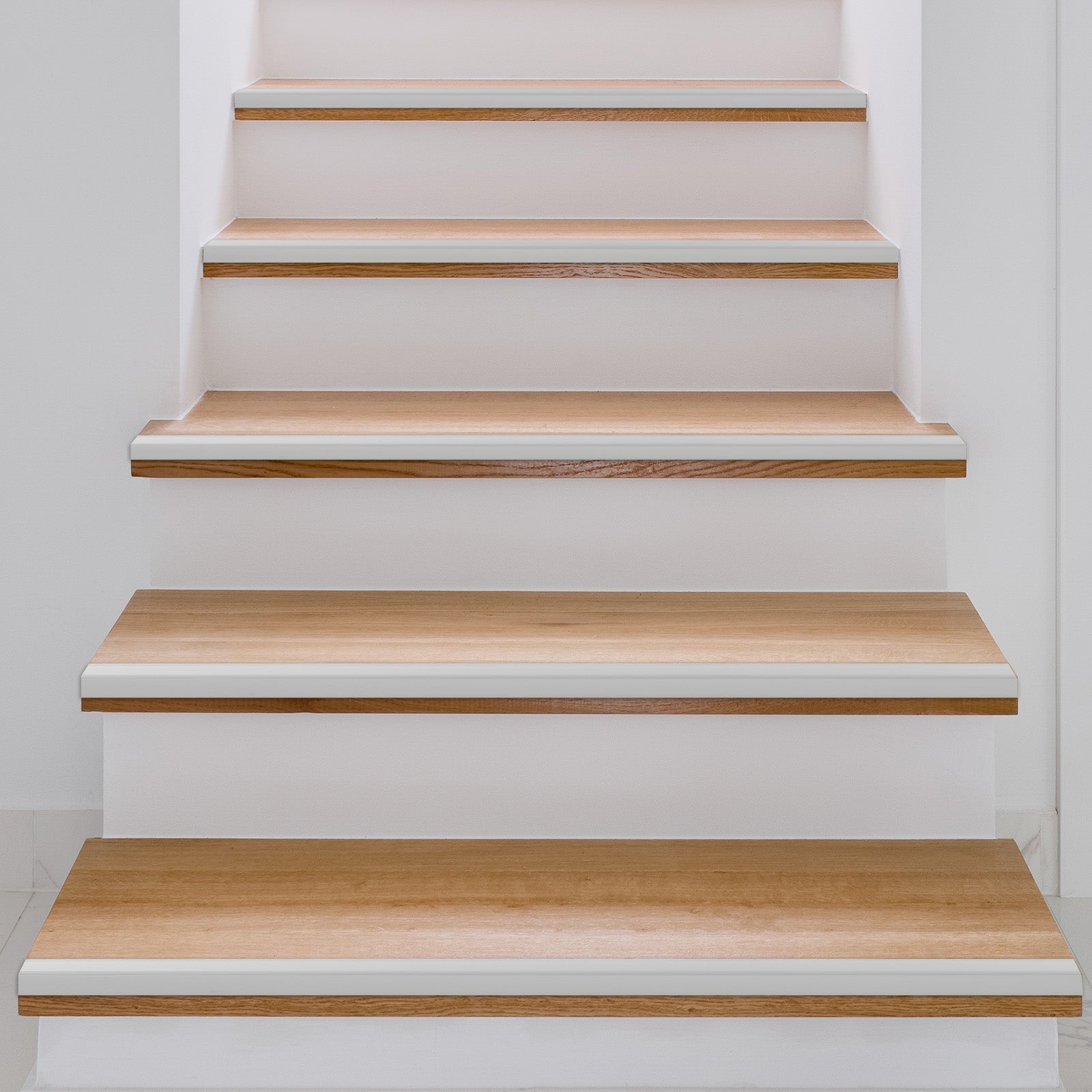 Seuil d'escalier Pré-percé, Forme: L 30 x 20 mm, Longueur: 90 cm, Argent - 4