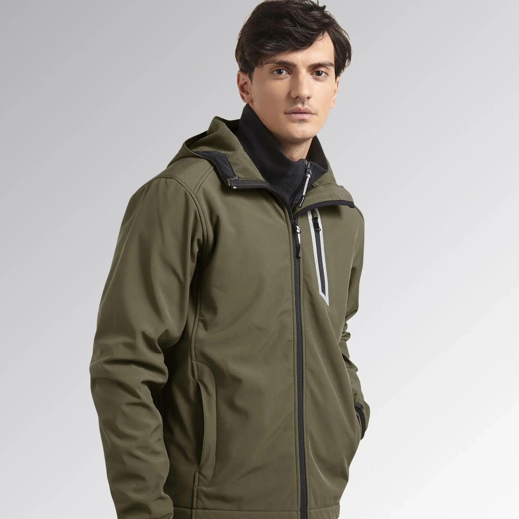 VESTE SOFTSHELL SAIL BLEU POUDRE - Diadora - Taille S - 7