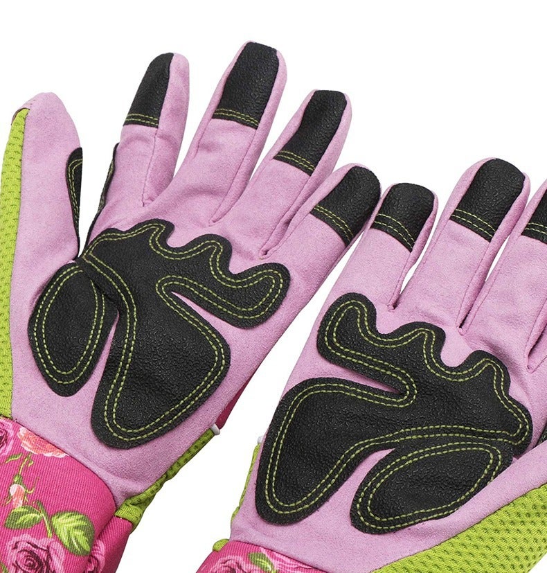 Gants de jardinage, gants anti-épines roses, gants anti-épines extra longs, vert - 5