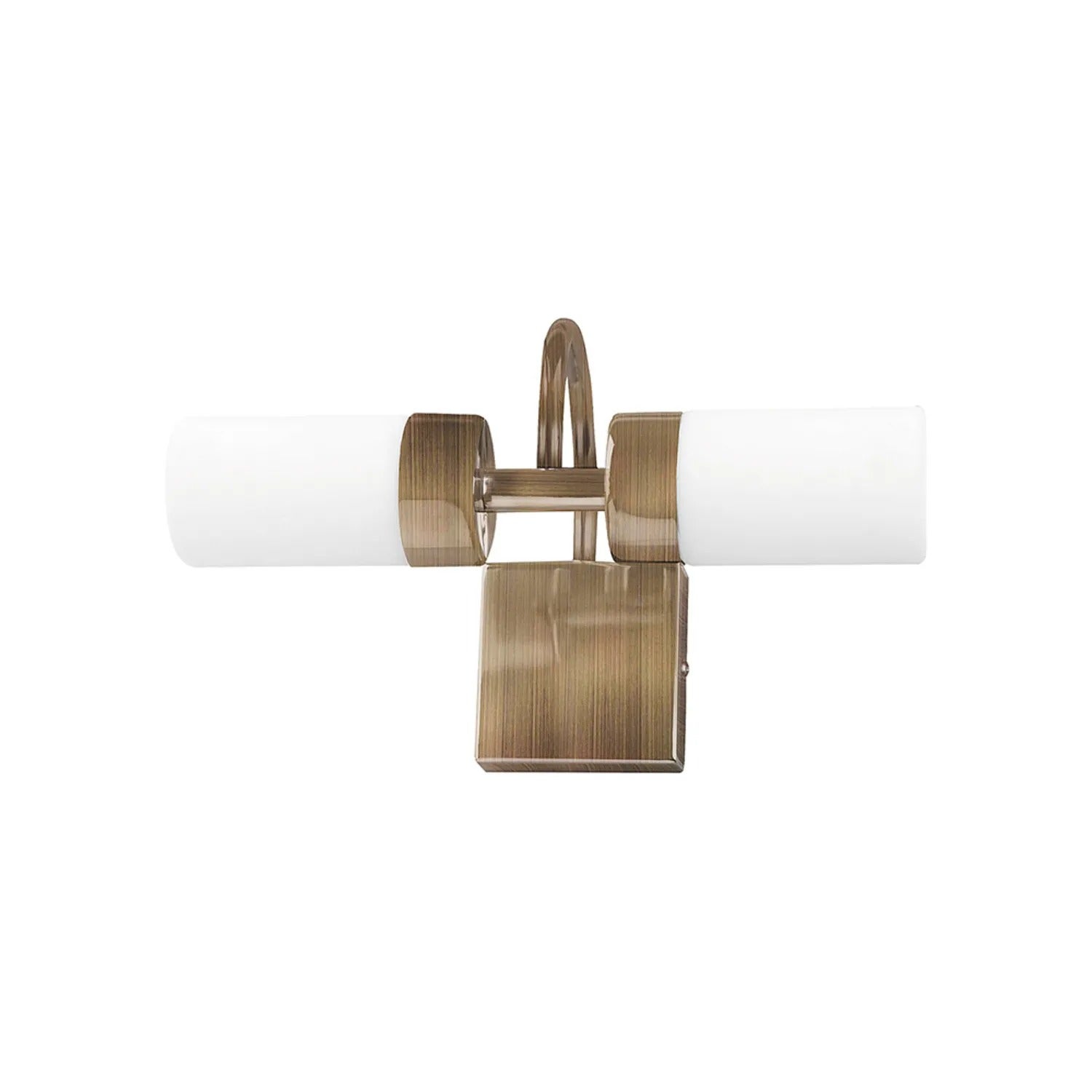 Kinkiet LED nad lustro Betty brązowo-biały 8W Neutralna biel 785lm metal wym:16x26x15cm IP44 Rabalux