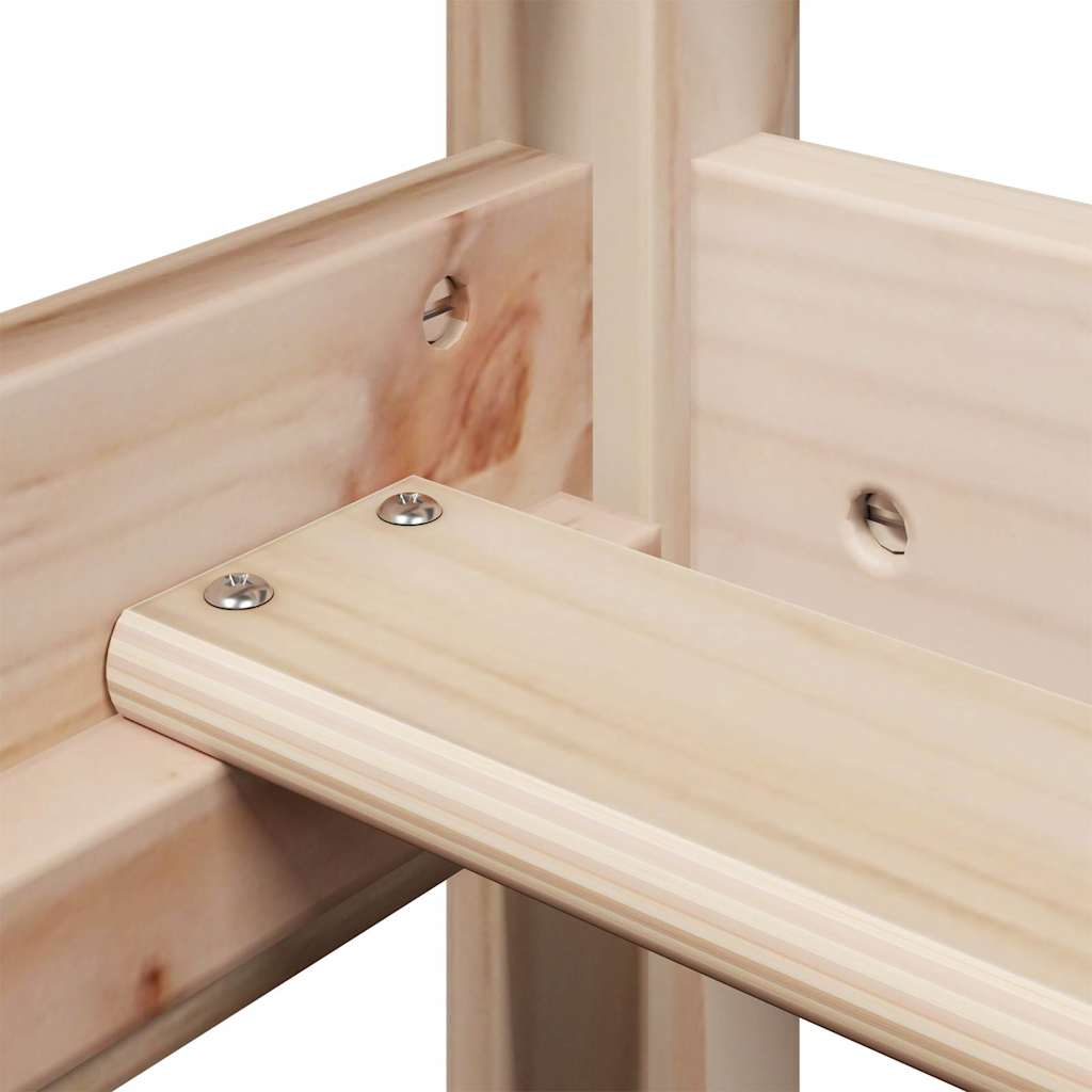 Cadre de lit sans matelas 80x200 cm bois massif de pin vidaXL - 7