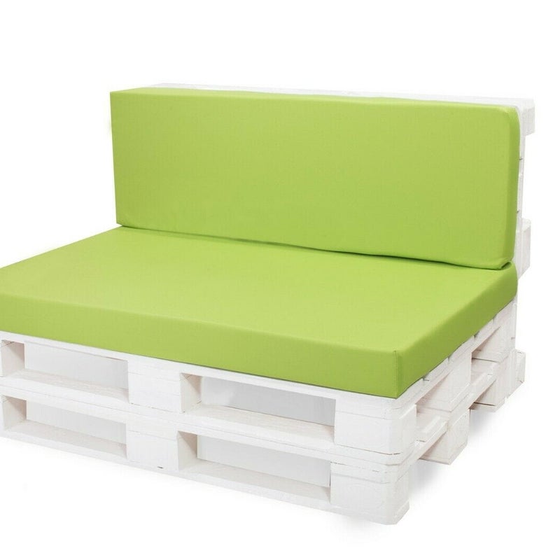 Poduszka ogrodowa na paletę 120x50x50cm poduszka na meble ogrodowe limonka, poduszka na balkon taras, poducha ogrodowa na meble z palet