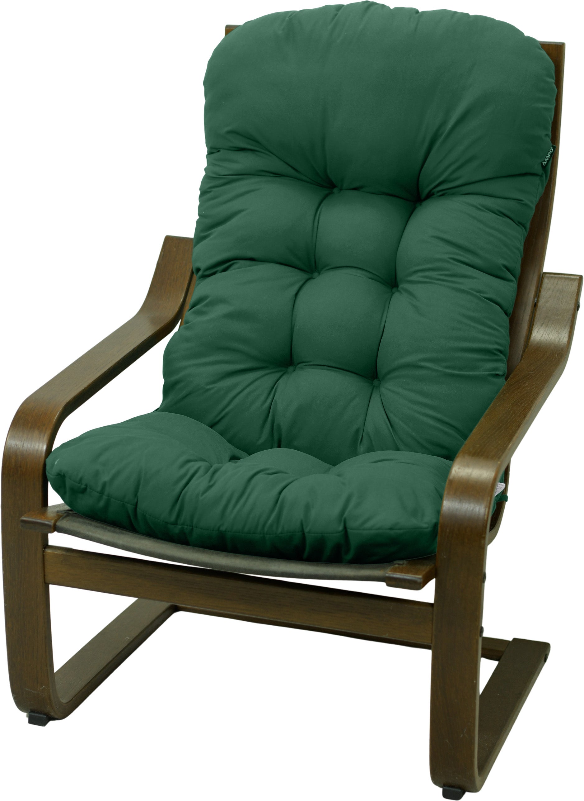 Poduszka na fotel drewniany krzesło Poang AMPO ciemny zielony 1 szt.