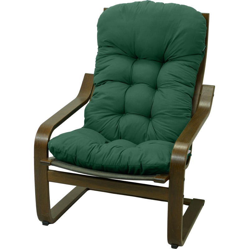 Poduszka na fotel drewniany krzesło Poang AMPO ciemny zielony 1 szt.
