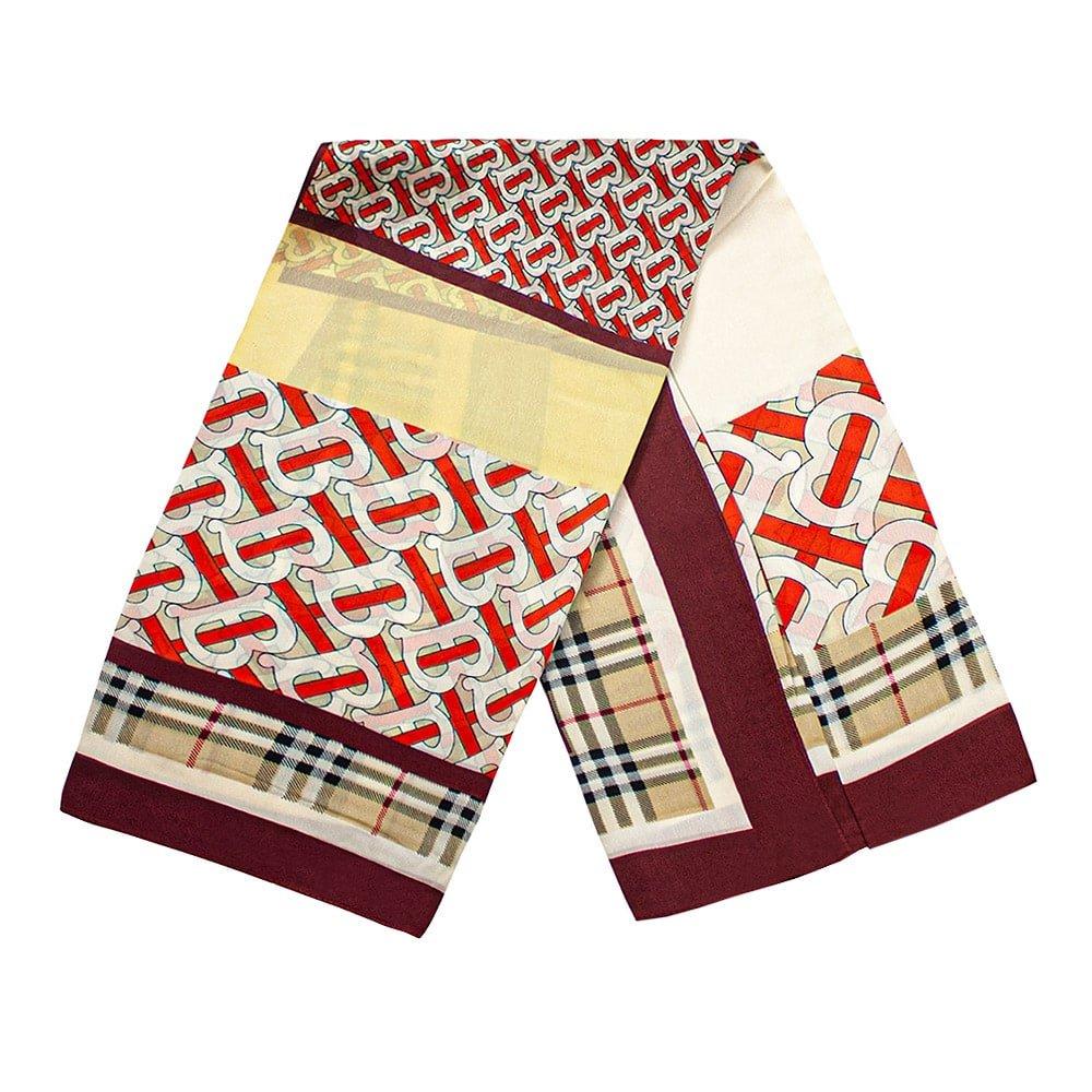 Bufanda Estampada Elegante - Naranja, No. 23 | Leroy Merlin