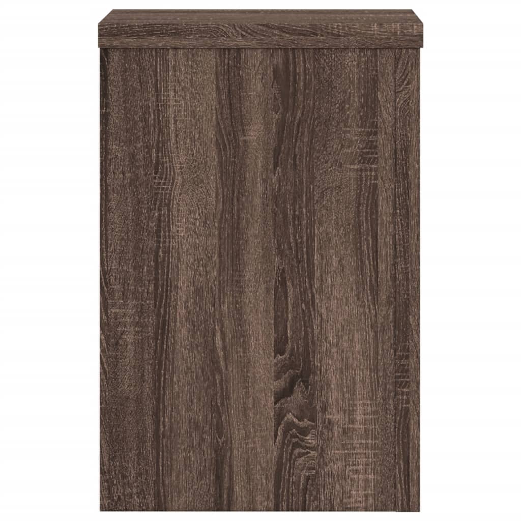 Maison Exclusive - Supports pour plantes 2 pcs chêne marron bois d'ingénierie - 6