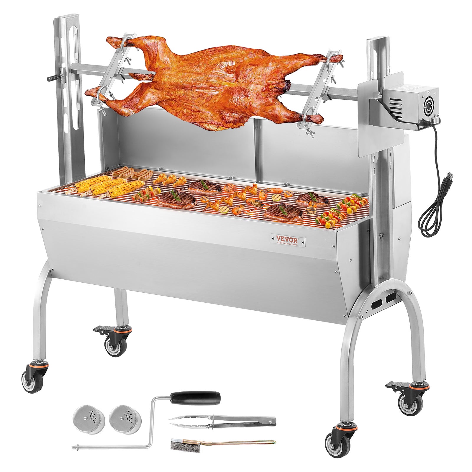 Ompagrill 60480 Barbecue a carbonella BBQ da giardino ø 44