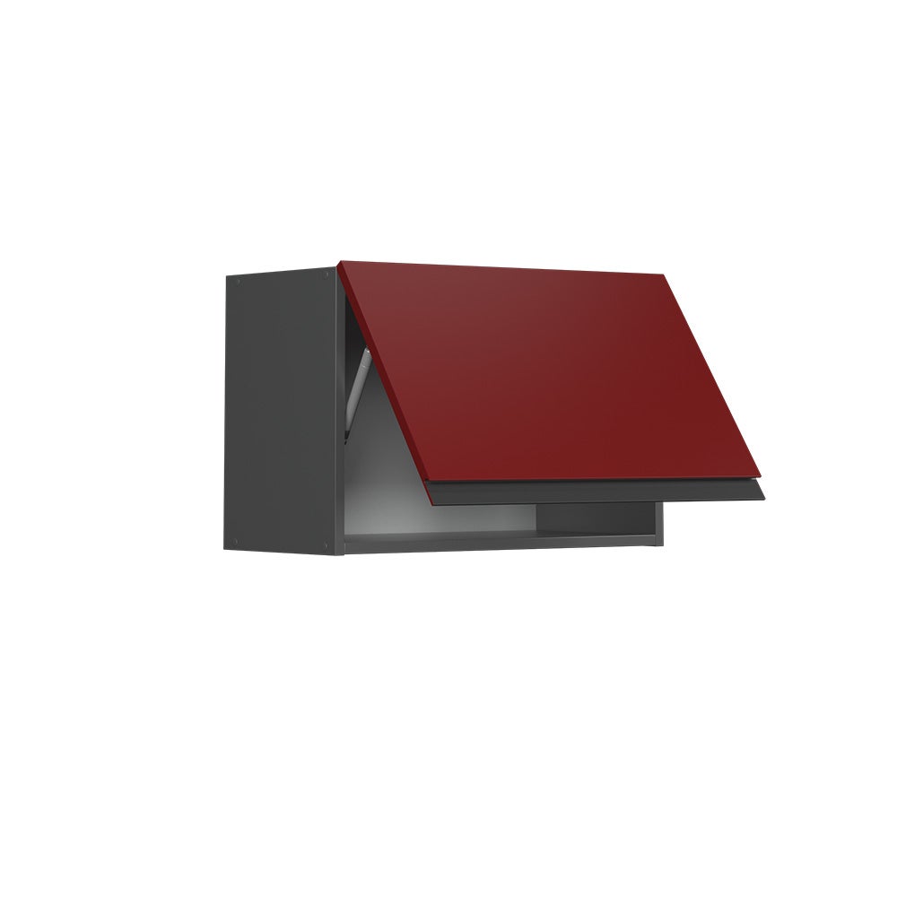 Vicco Elément haut de cuisine R-Line, Rouge, 60cm J-Shape, plat - 4