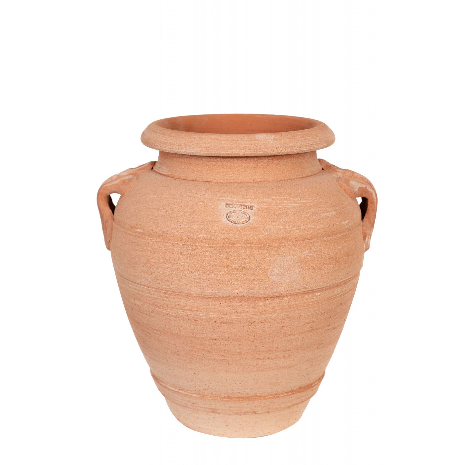 BISCOTTINI Orcino Vaso da giardino in terracotta toscana 28x25x30cm - Vasi Portaombrelli da esterno resistente al gelo - Vaso per ingresso - 7
