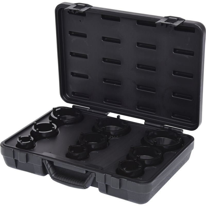 KS TOOLS Set bussole per dadi con intaglio, perno esterno 9 pz.