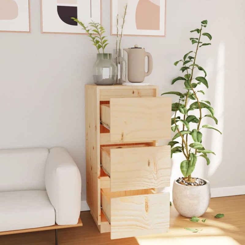 Buffet 32x34x75 cm Bois massif de pin - 3