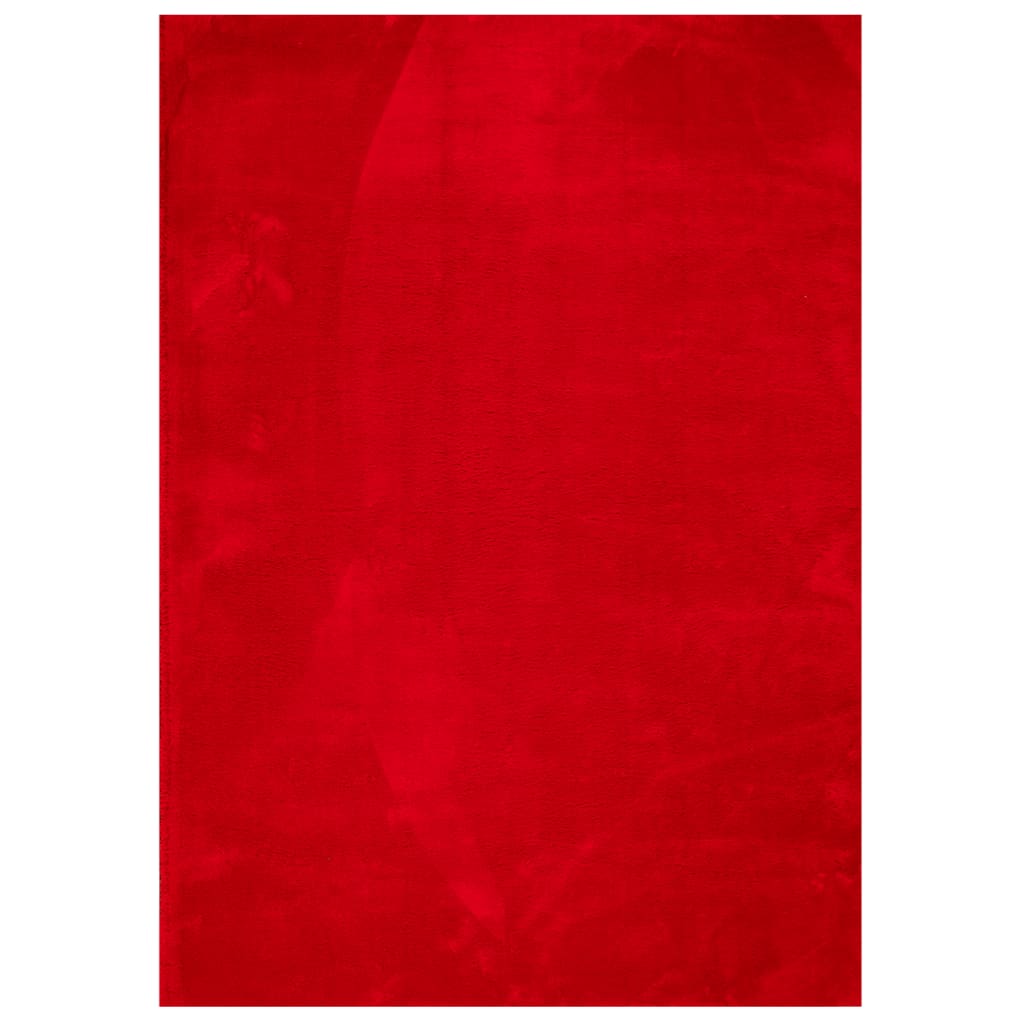 Alfombra de salón   alfombra de pelo corto suave lavable huarte rojo 240x340 cm cfw65794
