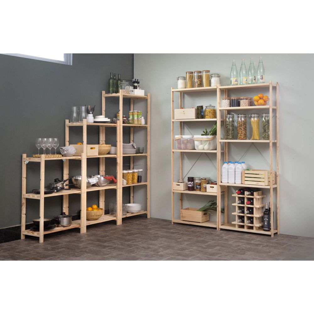 Etagère en kit profondeur 30 cm Natura 5 tablettes Astigarraga - 8
