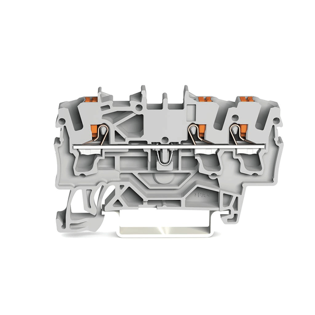Boîte de 100 bornes de passage pour 3 conducteurs - 2,5mm² - Push-In CAGE CLAMP®