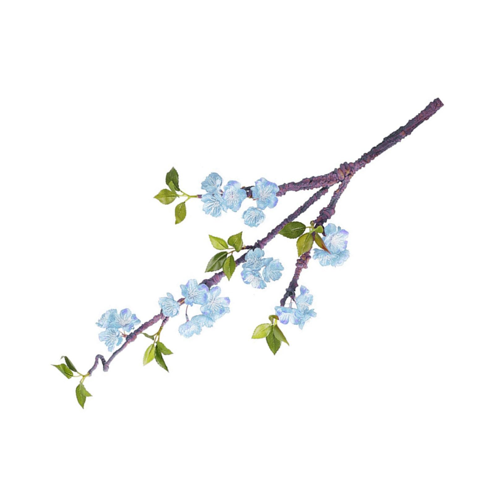 Fleurs Artificielles En Soie 2 Styles, 1 Pièce, Branche De Prunier Rouge Court Pour L'hiver Et