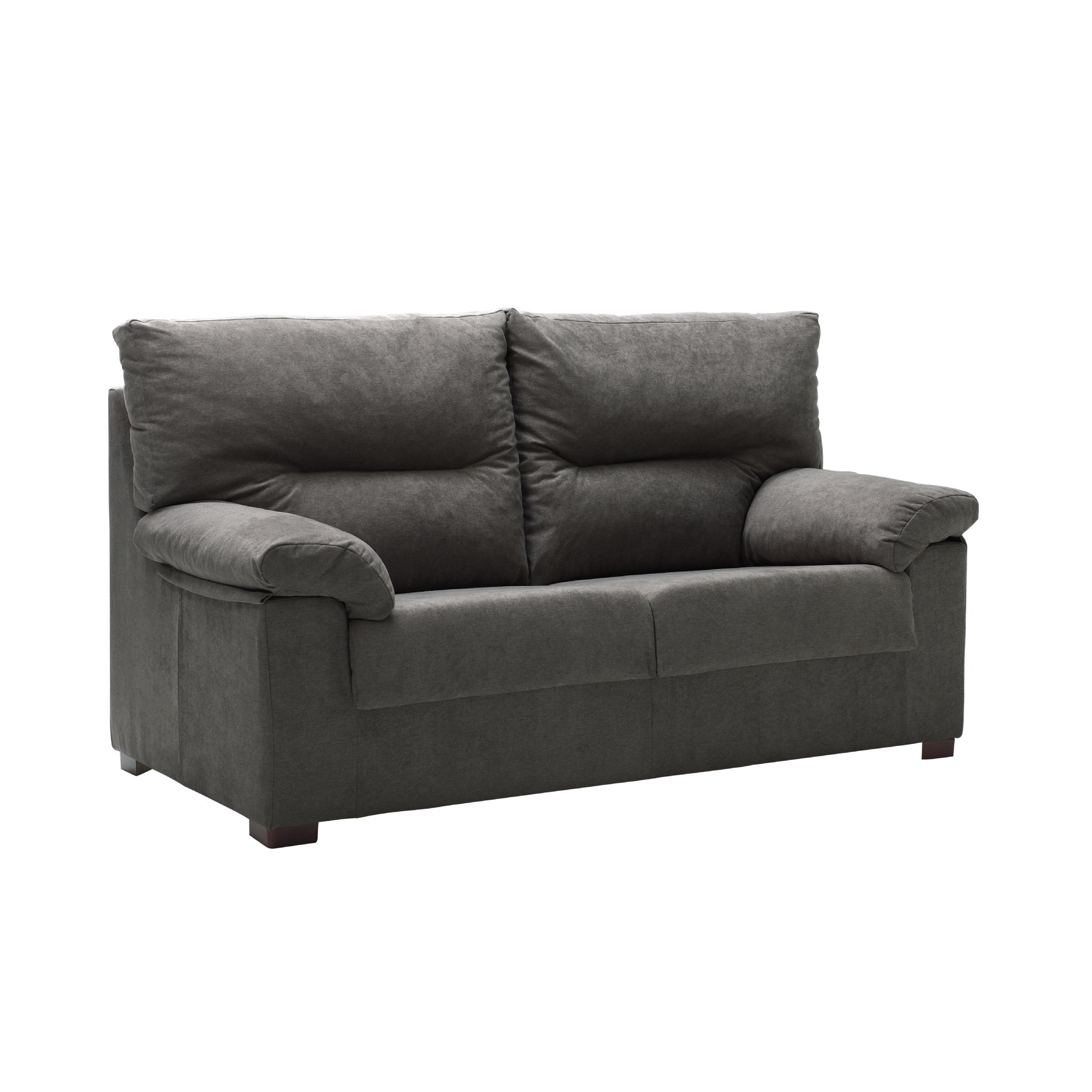 Conjunto de sofas odin 3 plazas 185x89 cm tejido con sistema acualine gris marengo tanuk