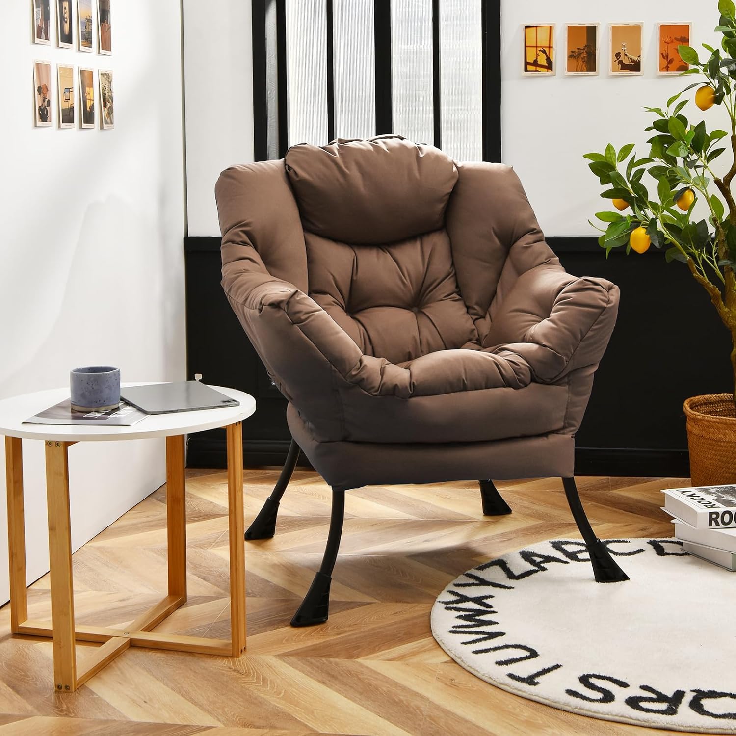 GIANTEX Fauteuil De Salon Scandinave, Canapé Relax
