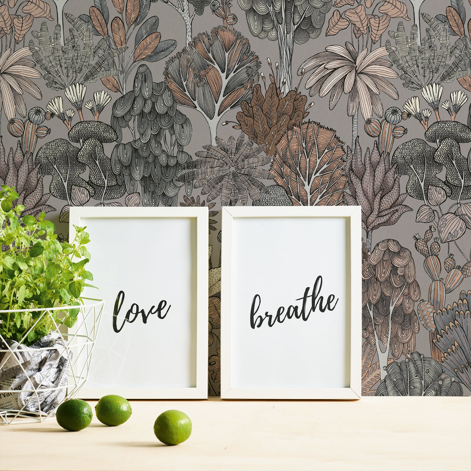 Papel pintado flores y hojas estilo realista papel pintado moderno para interior retro creativo papel pintado vinílico estampado floral