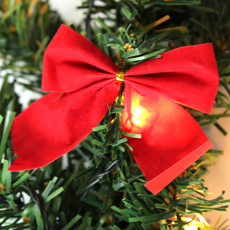 Albero di Natale artificiale decorazioni ghirlanda 5m 100LEDs con ornamenti - 8