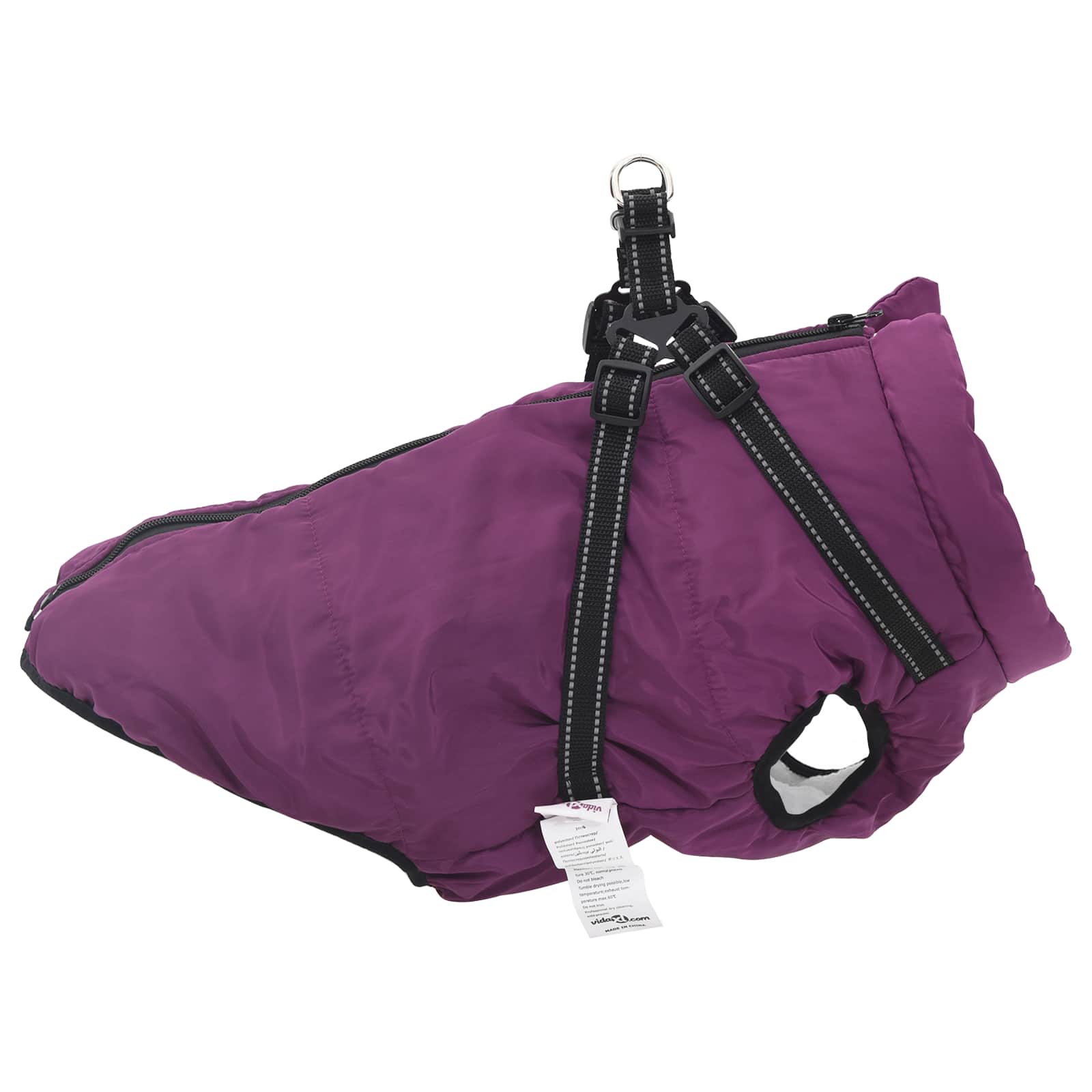 Abrigo para Perros Morado L44 Vellón y poliéster vidaXL - 4
