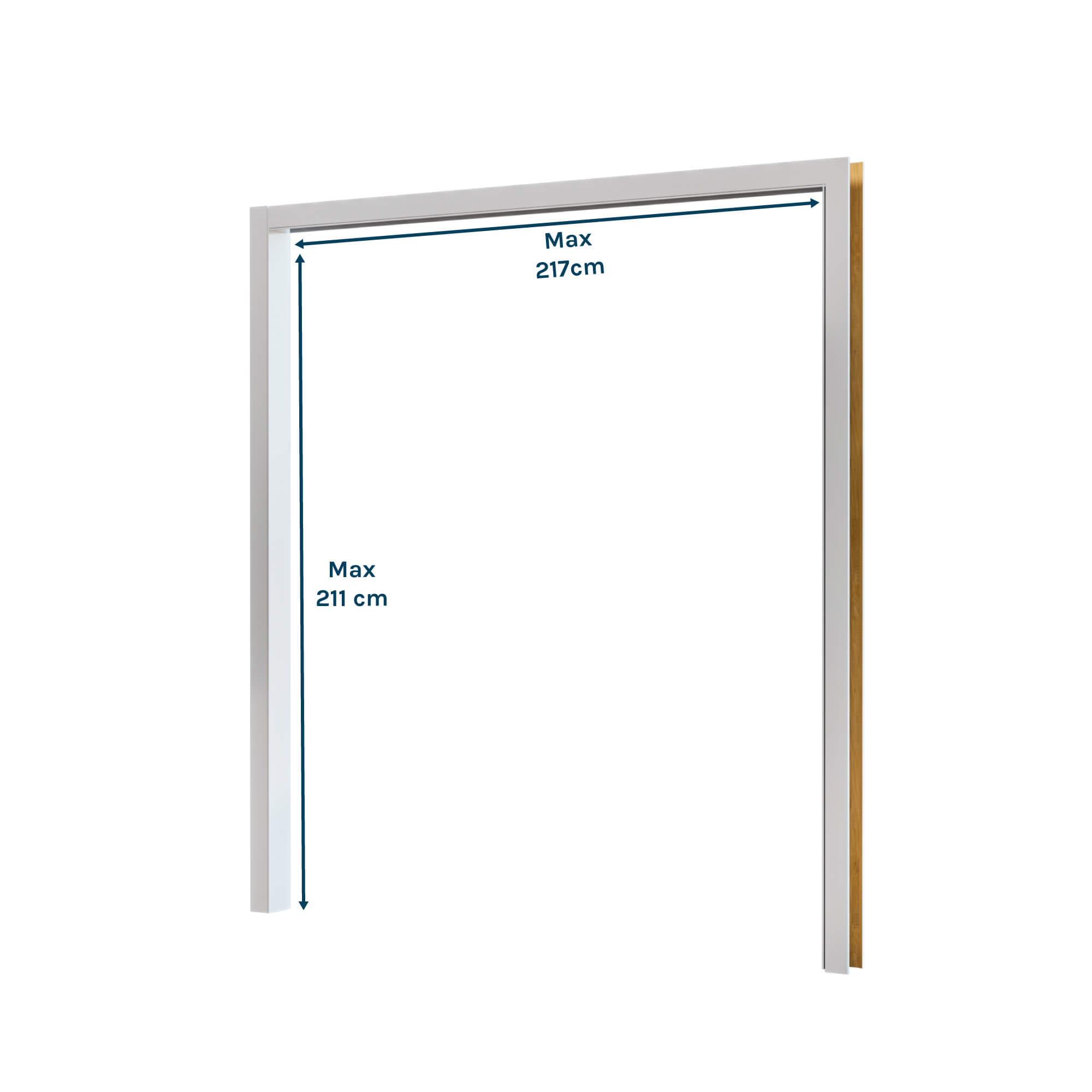 Habillage de Cloison 2.20 m - Blanc - 5