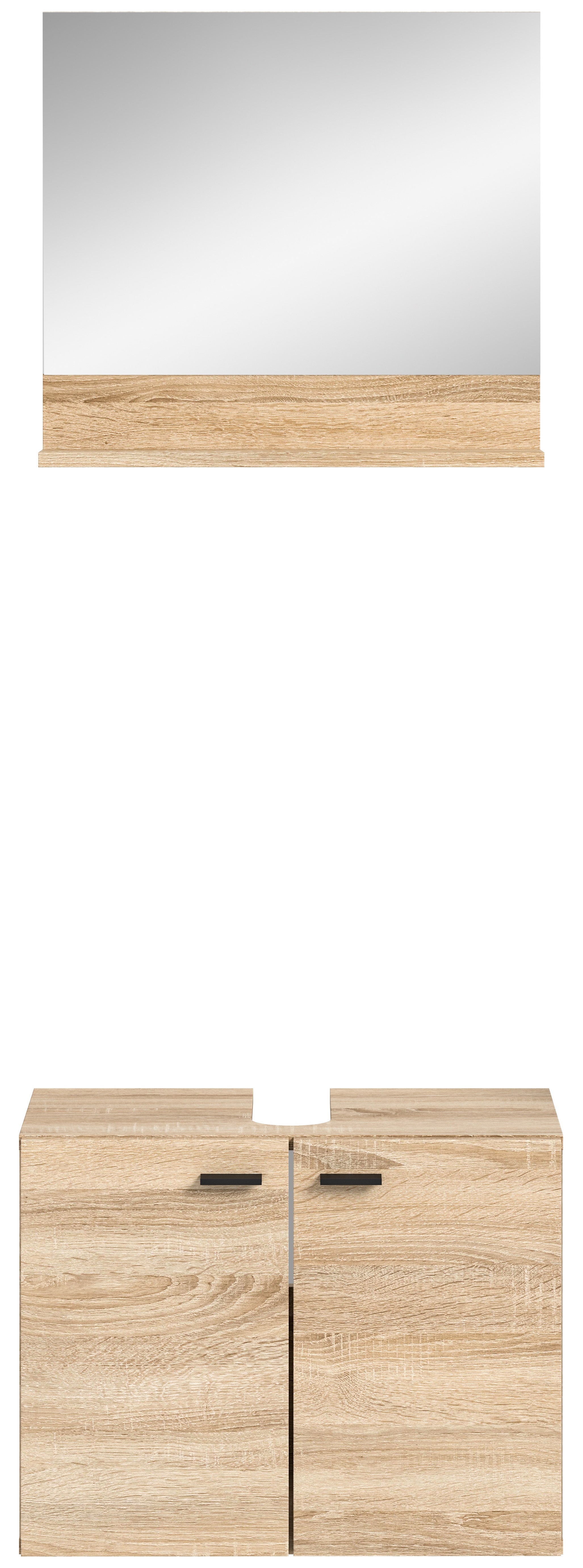 Boston zestaw mebli łazienkowych B18 dąb dekor.