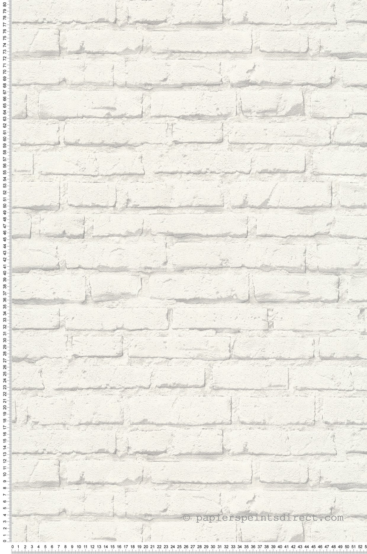 Tapeta cegła szaro-białym - 53 cm x 10.05 m - A.S. CRÉATION