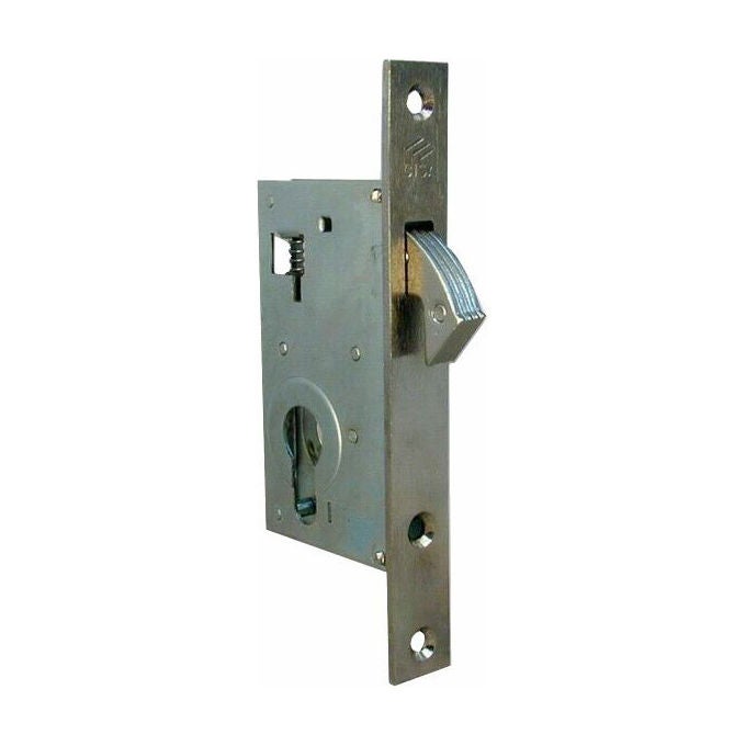 AGB SERRATURA PATENT GANCIO PER SCORREVOLI ART.00701 CROMO OPACO