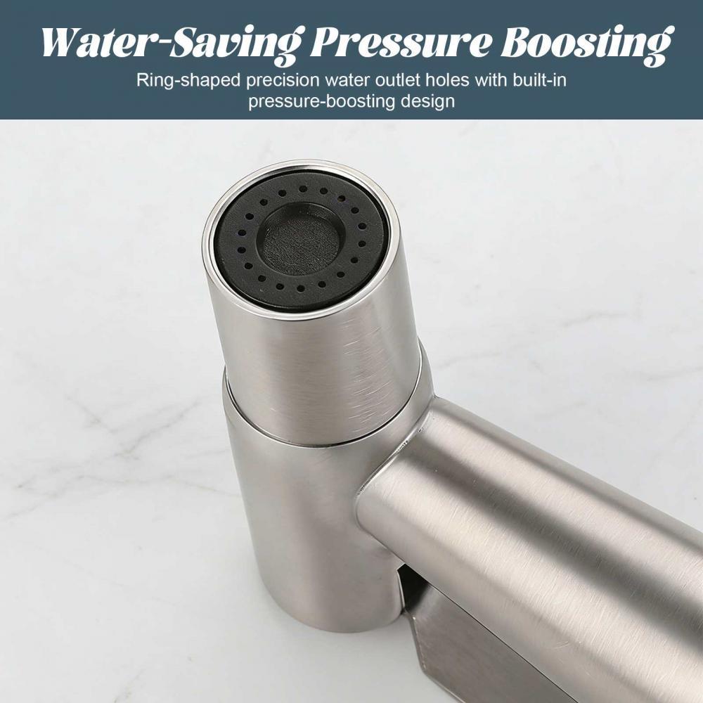 Ensemble Pulvérisateur WC en Acier Inox 304 – Douchette Hygiène Intime, Jet Pressurisé pour Salle de Bain - 7