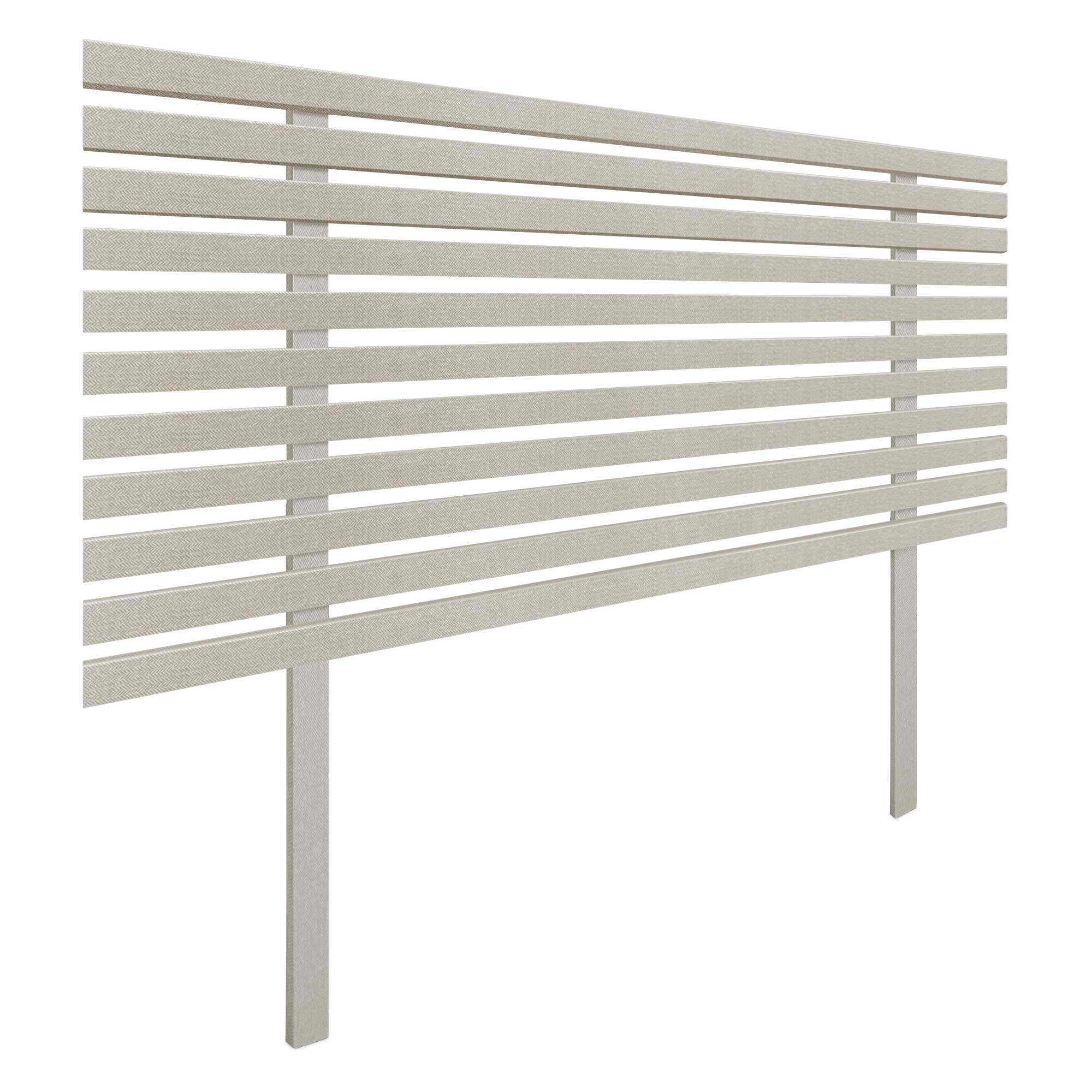 Tête De Lit Bois Palette Chêne 150cm - Style Recyclé Avec Pieds
