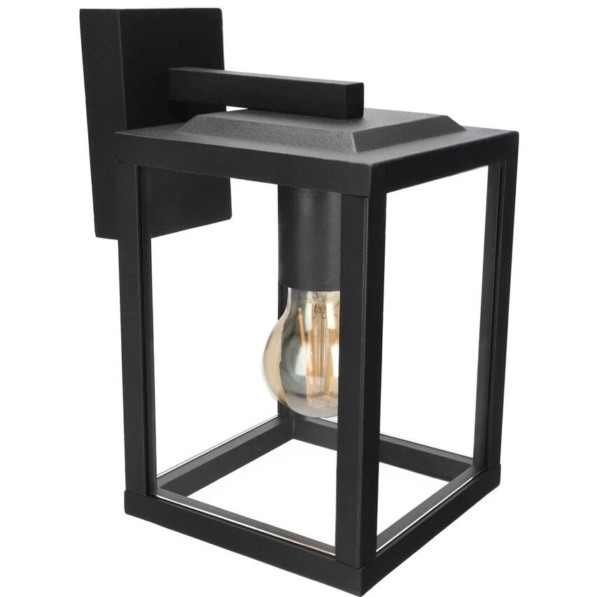 Kinkiet zewnętrzny Gaia S Black E27 czarny IP44 EDO SOLUTIONS